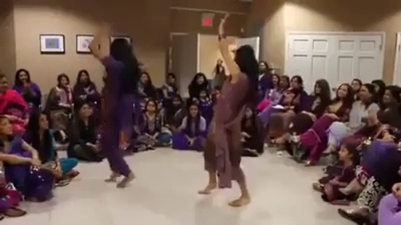 Girls having fun in College Party