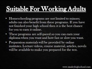 Online Homeschooling - The Alternative Choice