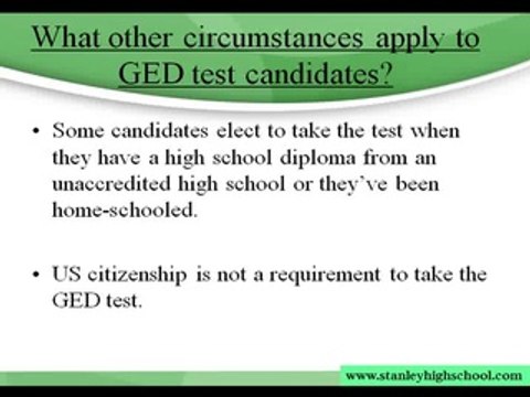 Eligibility and Requirements for the GED Test