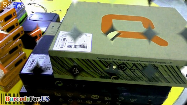 Design and print barcode labels of different font