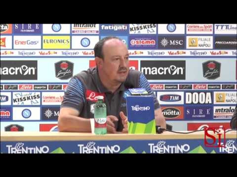Dimaro (TN) - Conferenza stampa di Benitez e allenamento Michu (18.07.14)