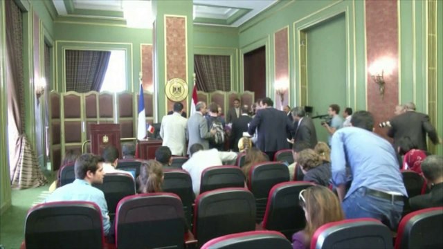 En Égypte, Fabius prône un cessez-le-feu entre Israël et le Hamas