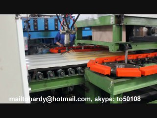 PU sandwich panel production line foaming