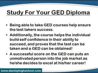 Take GED Courses Online to Improve Your Chances On The Test