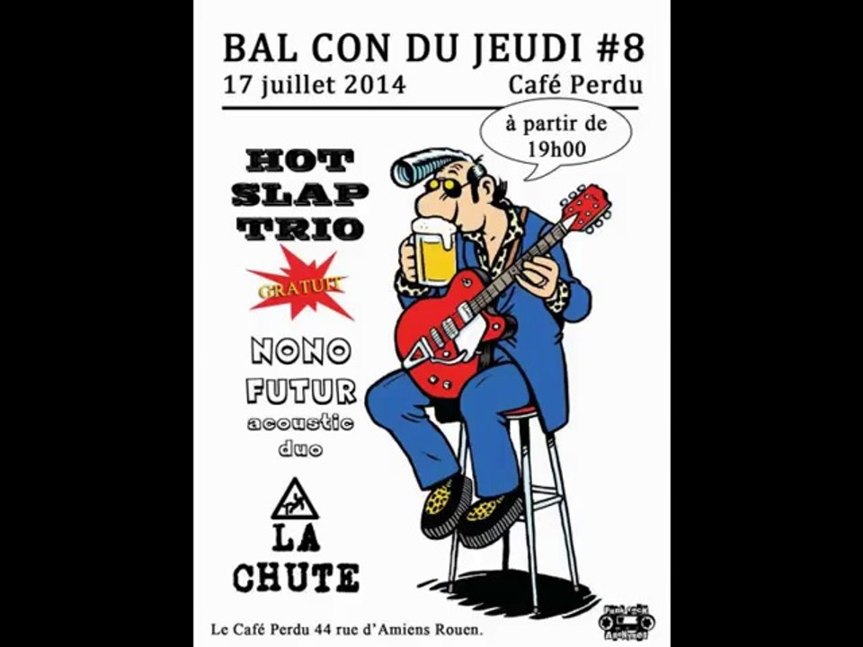 Bal con du jeudi  #8, au Café perdu, à Rouen, le 17 jullet 2014.