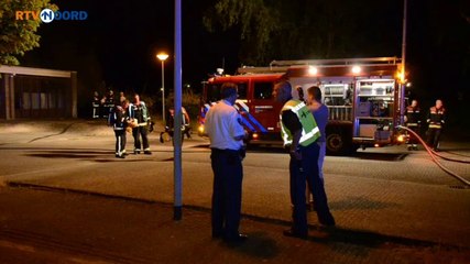 Beelden: brand openbare bibliotheek Roden - RTV Noord