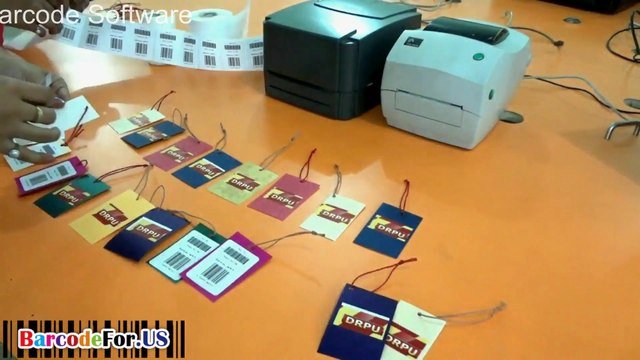 How to generate barcode labels for price tag