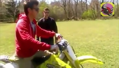 watch new driver of motorbike.