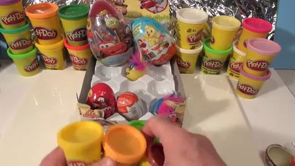 Download Video: 21 Surprise Eggs from Disney Cars, Kinder Surprise Eggs, Funny Face Surprises, and Play Doh Eggs