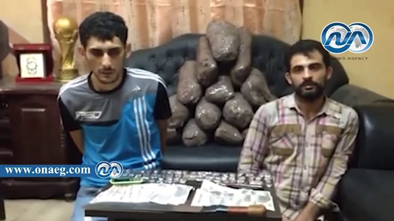 شاهد|| ضبط عاطلين بحوزتهما 50 كيلو جرام بانجو ب...