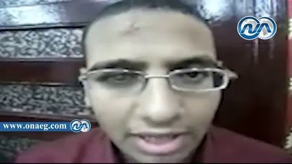 الأول على الجمهورية بسوهاج: "ذاكرت بعين واحدة وأطالب وزير الصحة بمساعدتي في استعادة بصري"