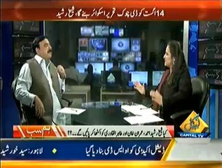 Sheikh Rasheed About Dr. Tahir ul Qadri Revolution