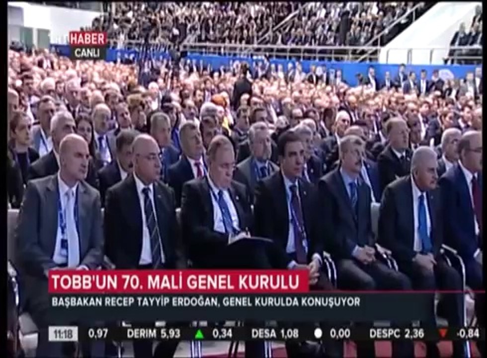 Recep Tayyip Erdoğan - TOBB'un 70. Mali Genel Kurulu Konuşması 22 Mayıs 2014