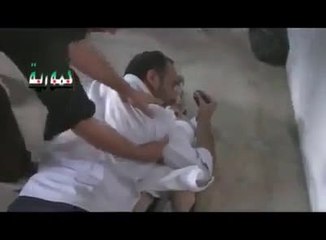 A Palestinian father killed her little girl last glimpse painful.