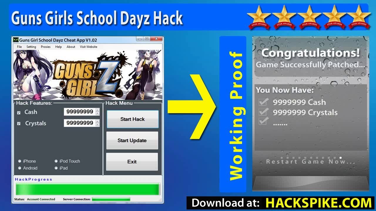 Guns Girl School Dayz Cheat Cash, Crystal, Energy iOs Best Guns Girl School Dayz Crystal Hack