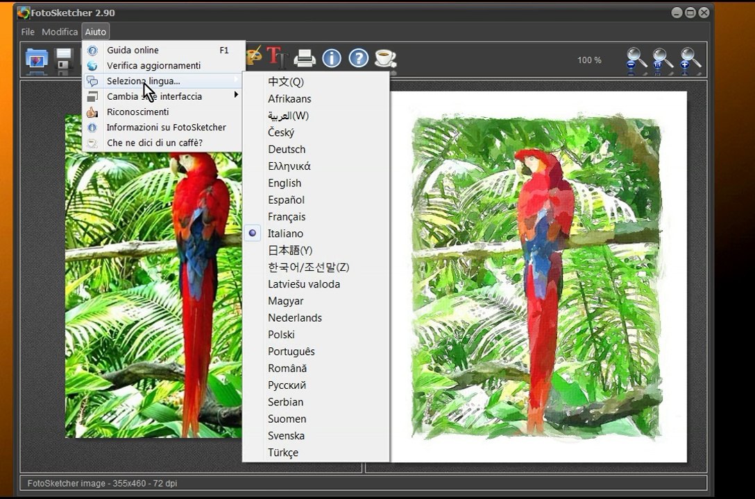 FotoSketcher v.2.90_portable-Multilang