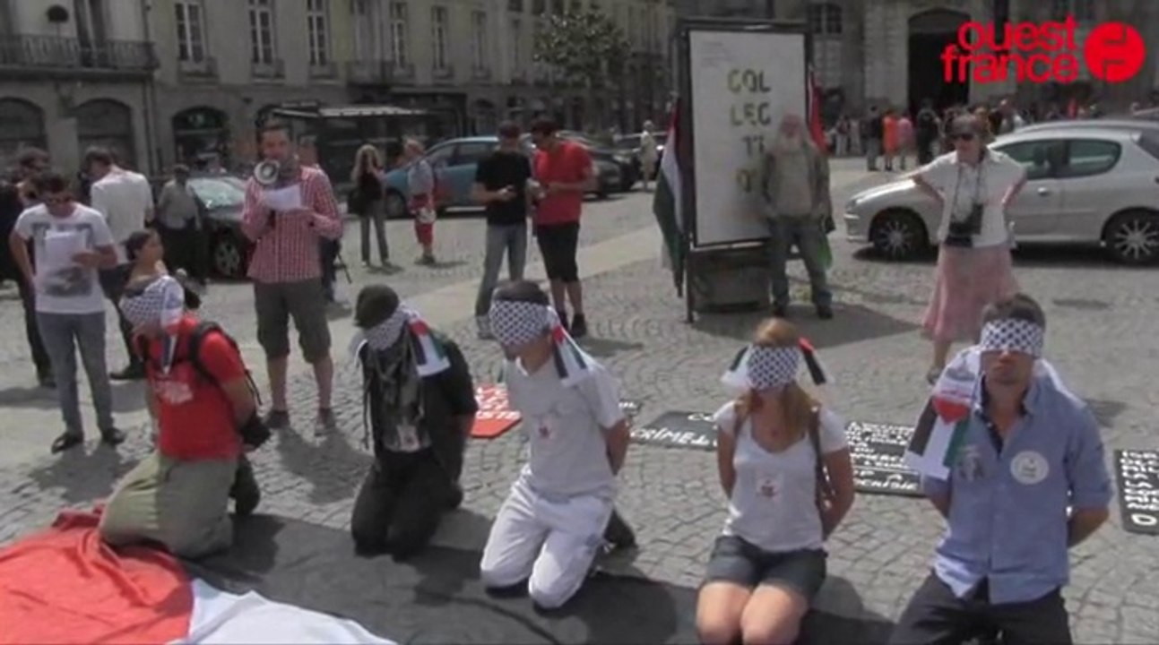 Manifestation de soutien au peuple palestinien...