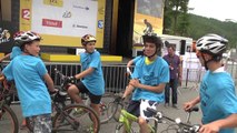 Hautes-Alpes: Les jeunes du Club de Vélo de Risoul ont ouverts la montée