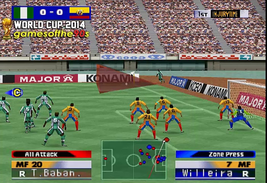 WORLD CUP 2014 Ottavi di finale: Ecuador-Nigeria (30/06/2014)