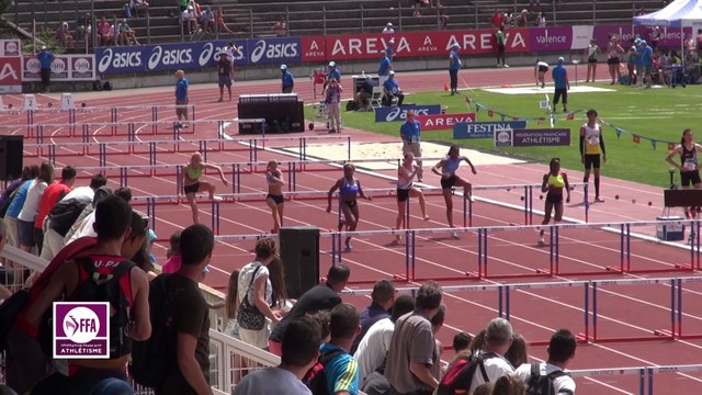 Finale 100 m haies Juniors