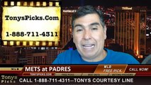 San Diego Padres vs. New York Mets Pick Prediction MLB Odds Preview 7-19-2014
