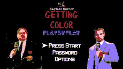Kayfabe Corner Promo: Getting Color Play By Play 8-Bit Promo