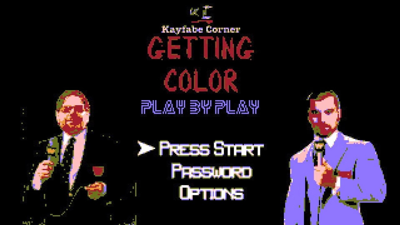 Kayfabe Corner Promo: Getting Color Play By Play 8-Bit Promo