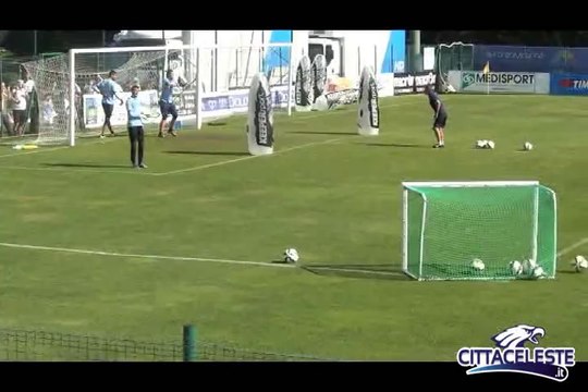 MARCHETTI E I PORTIERI CERCANO DI FAR GOL - 19 LUGLIO - SS LAZIO AURONZO