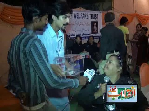 Fund Raising Compaign for Special Persons By Shaffaf Welfare Trust at Hyderi Market Karachi