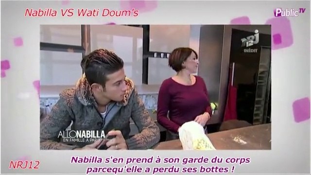 Exclu Vidéo : Nabilla VS Wati Doum's : Elle s'en prend à son garde du corps parce qu'elle a perdu ses bottes !