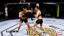 EA SPORTS UFC - Ronda Rousey vs Alexis Davis Fight Simulation
