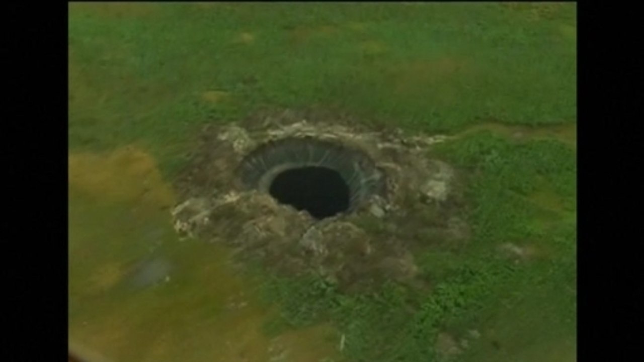 Mysterious Russian crater discovered