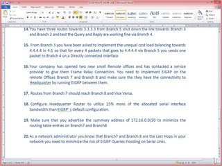 CCNP Route 642-902 Lecture 11 EIGRP Part 6