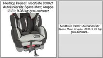 Best Value MediSafe 930021 Autokindersitz Space Max; Gruppe I/II/III; 9-36 kg; grau-schwarz