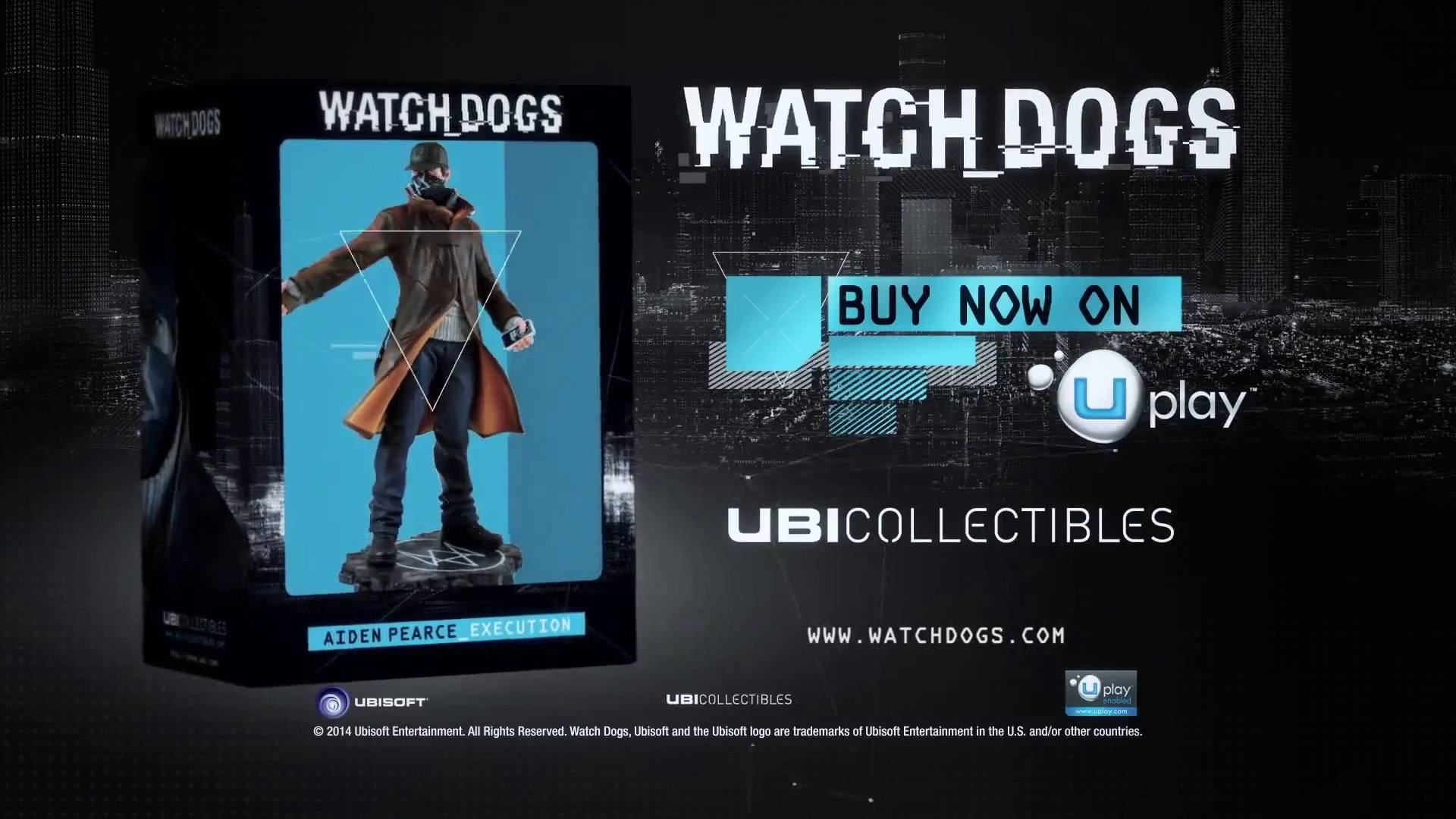 watch dogs aiden pearce statue