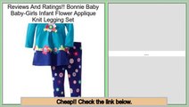 Better Price Bonnie Baby Baby-Girls Infant Flower Applique Knit Legging Set