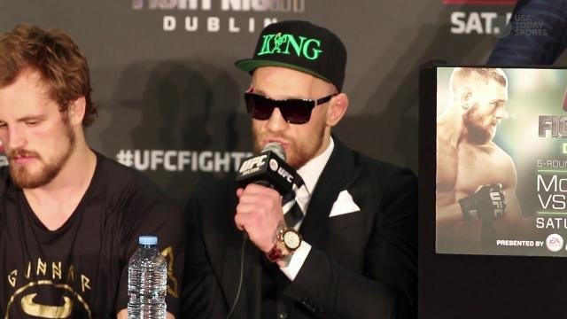 Conor McGregor on Dustin Poirier's callout for fight at UFC 178