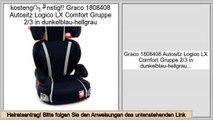 Big Deal Graco 1808408 Autositz Logico LX Comfort Gruppe 2/3 in dunkelblau-hellgrau