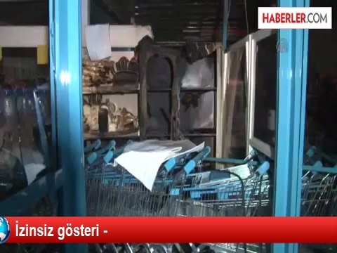 İzinsiz gösteri -
