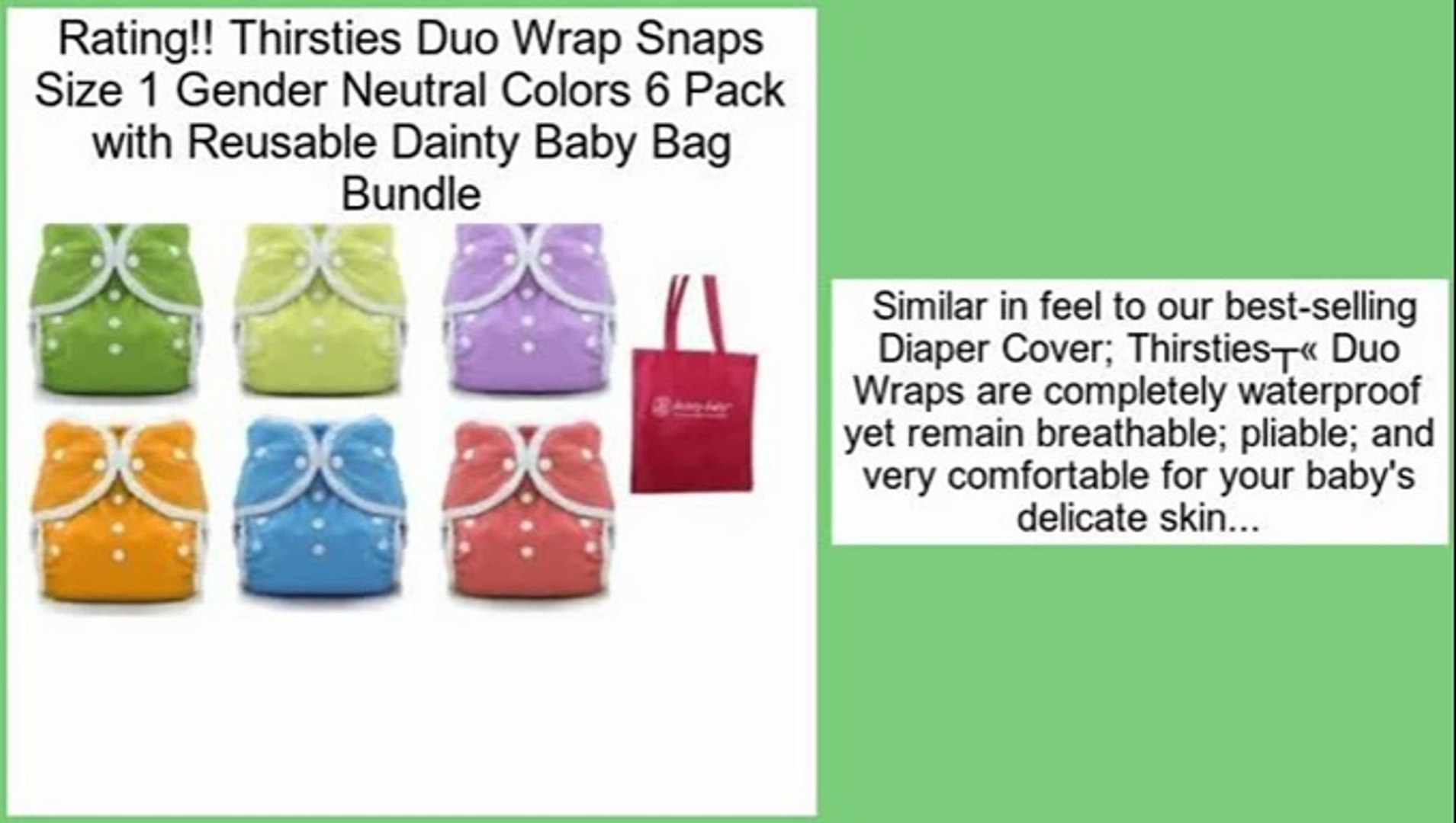 Comparison Thirsties Duo Wrap Snaps Size 1 Gender Neutral Colors 6 Pack With Reusable Dainty Baby Bag Bundle Video Dailymotion,Shortbread Recipe