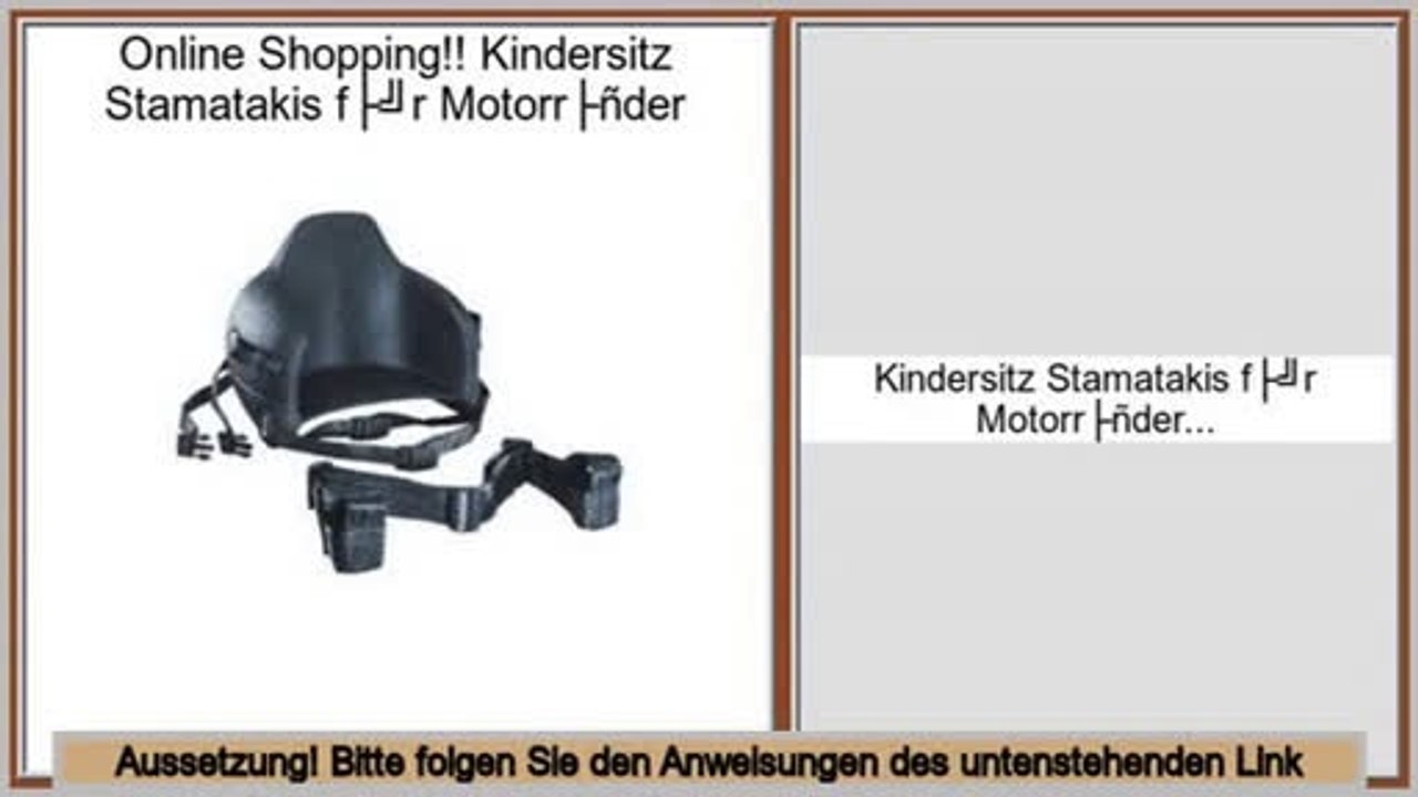 Angebote der Website Kindersitz Stamatakis für Motorräder