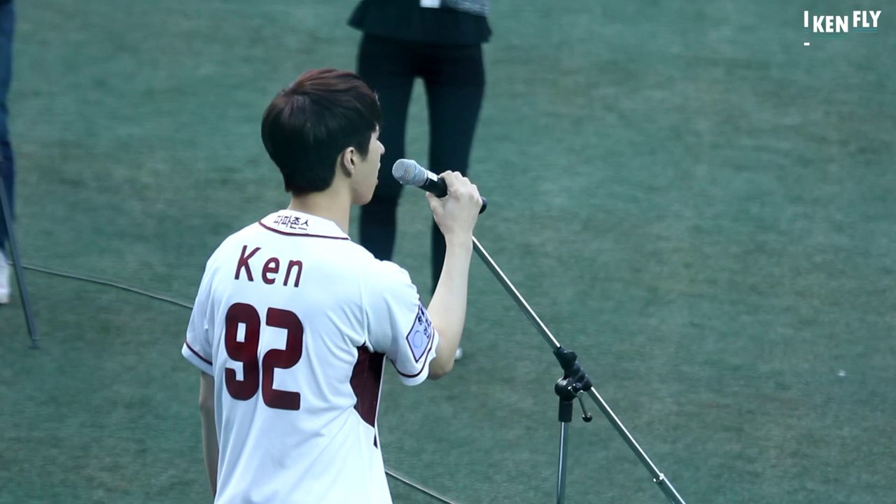 140410 목동야구장 애국가 KEN