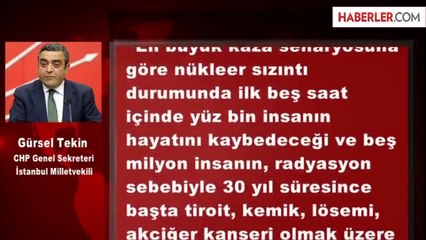 CHP: İlk Beş Saat İçinde Yüz Bin İnsan Hayatını Kaybedecek
