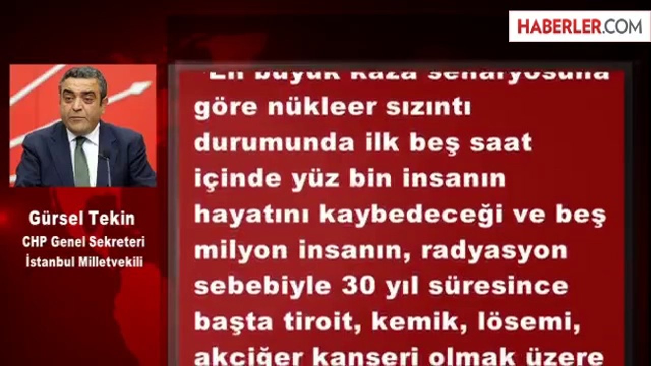 CHP: İlk Beş Saat İçinde Yüz Bin İnsan Hayatını Kaybedecek