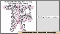 Best Deals Itty Bitty Baby Preemie Girls Cheetah Print Sleeper