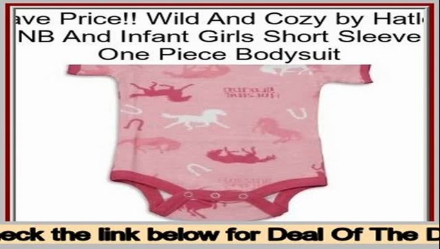 Online Sales Wild And Cozy by Hatley NB And Infant Girls Short Sleeve One Piece Bodysuit