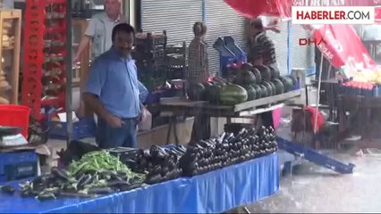 Baskın Sağnak Yağmur İzmitlileri Hazırlıksız Yakaladı