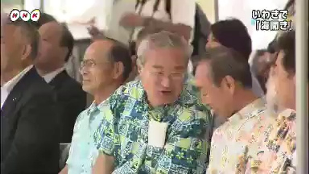 20140720いわきの海水浴場で海開き　福島