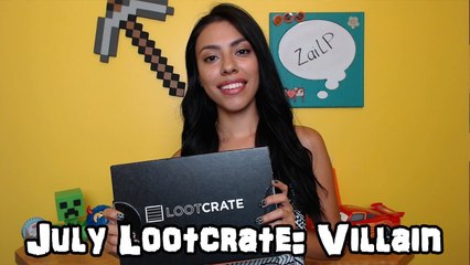 Loot Crate Unboxing - Villain! (July2014)