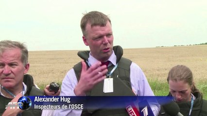 Ukraine: les inspecteurs de l'OSCE sur les lieux du crash